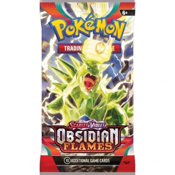 Pokemon Scarlet & Violet: Obsidian Flames Booster kortų papildymo pakuotė 1 vnt.